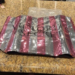 Victoria secret sequin tote